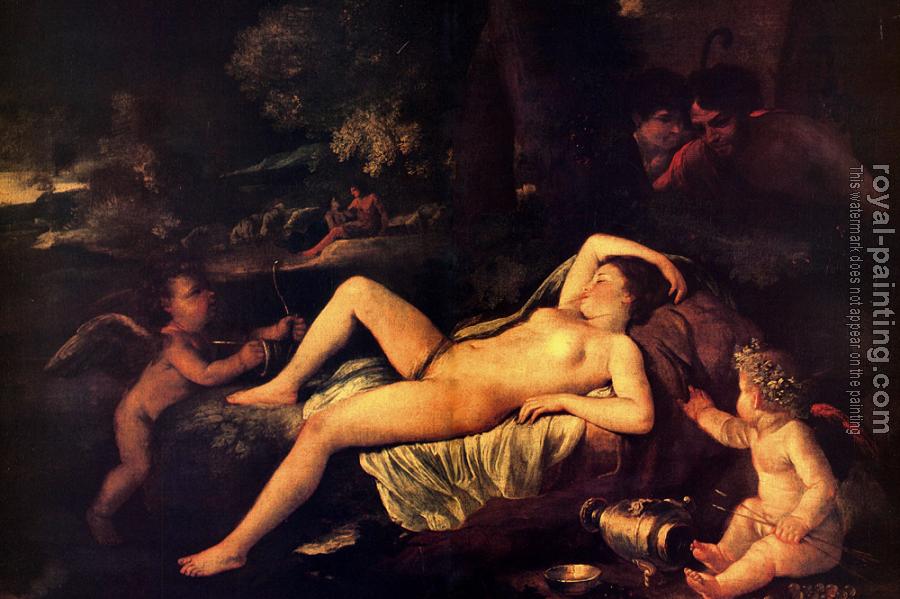 Nicolas Poussin : Sleeping Venus and Cupid